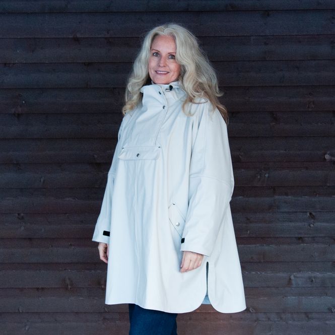 Hovedbilde Regnponcho - offwhite