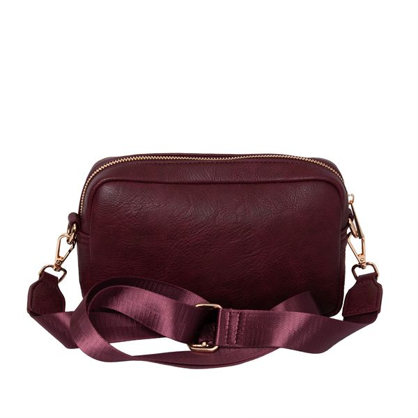 Hovedbilde GITTE pocketbag - burgunderrød veske i imitert ...