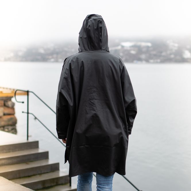 Hovedbilde Regnponcho - svart