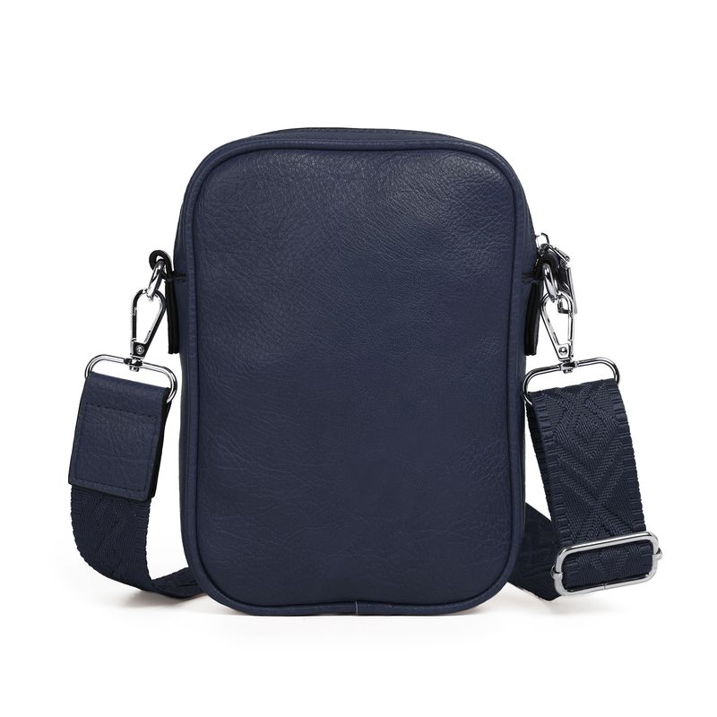 Honey mobilveske marine - liten crossbody i imitert skinn
