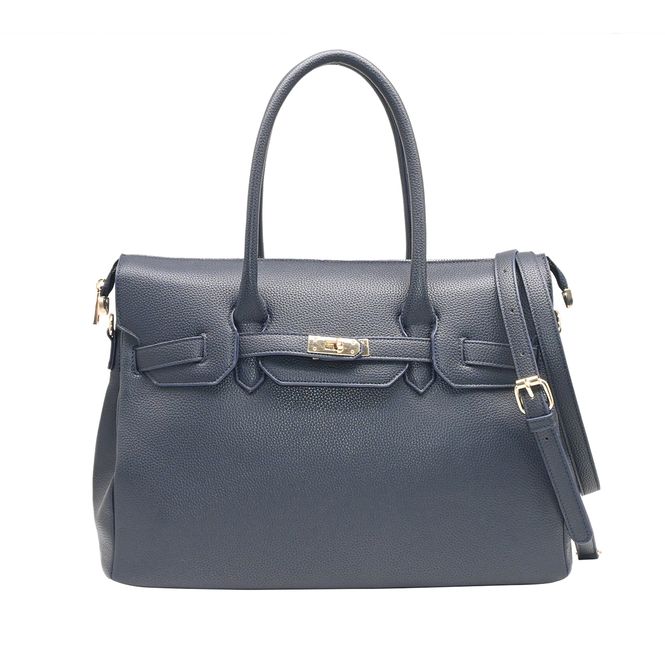 Hovedbilde Hampton shopper marine - klassisk skulderveske i ...