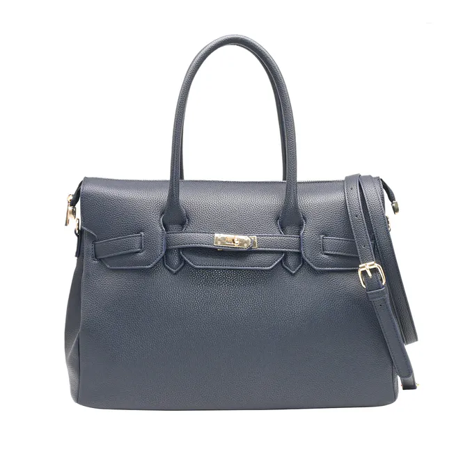 Hovedbilde Hampton shopper marine - klassisk skulderveske i ...