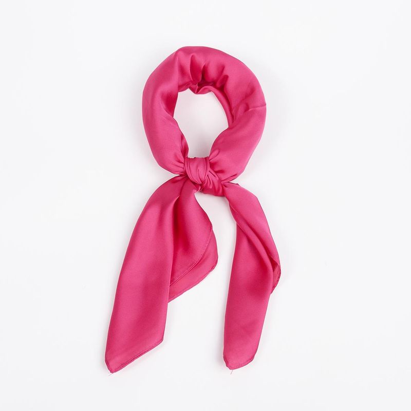 Skjerf lite ensfarget - rosa