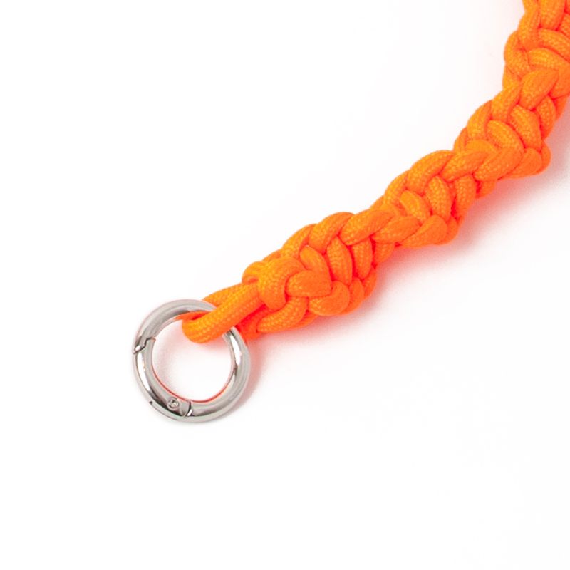 Kort skulderrem makrame - orange