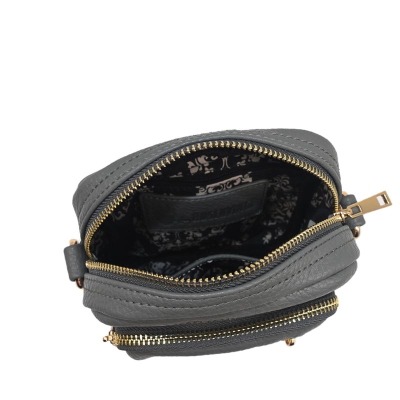 LEVI citybag med mønstret rem - grå