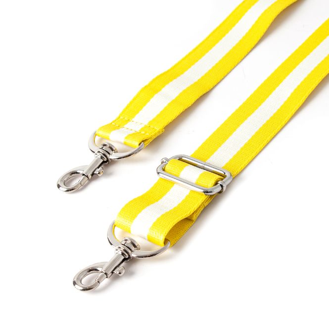 Hovedbilde Skulderrem med striper - gul