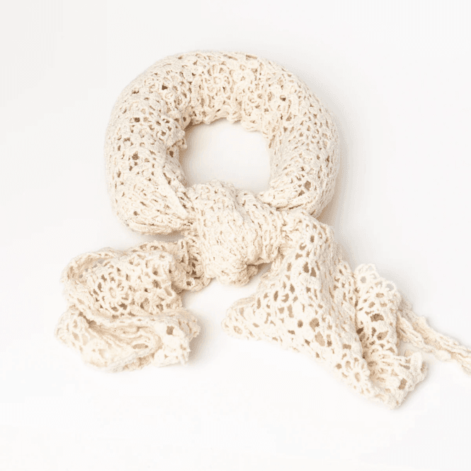 Hovedbilde Heklet skjerf i ensfarget design – ...