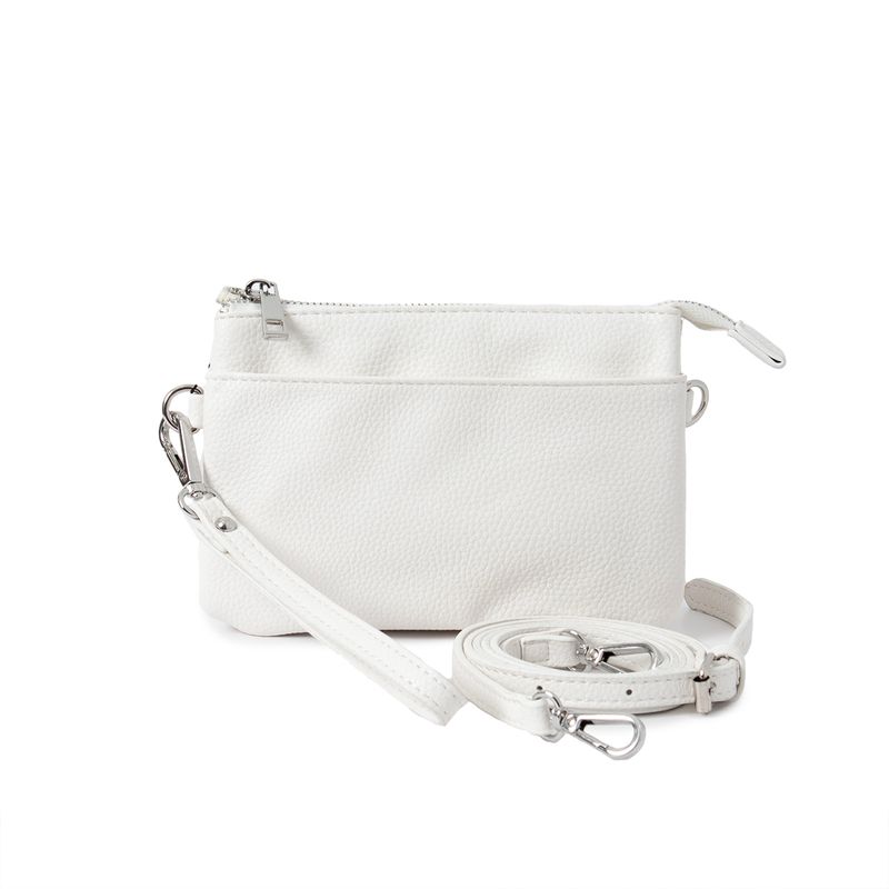 Anna clutch - hvit