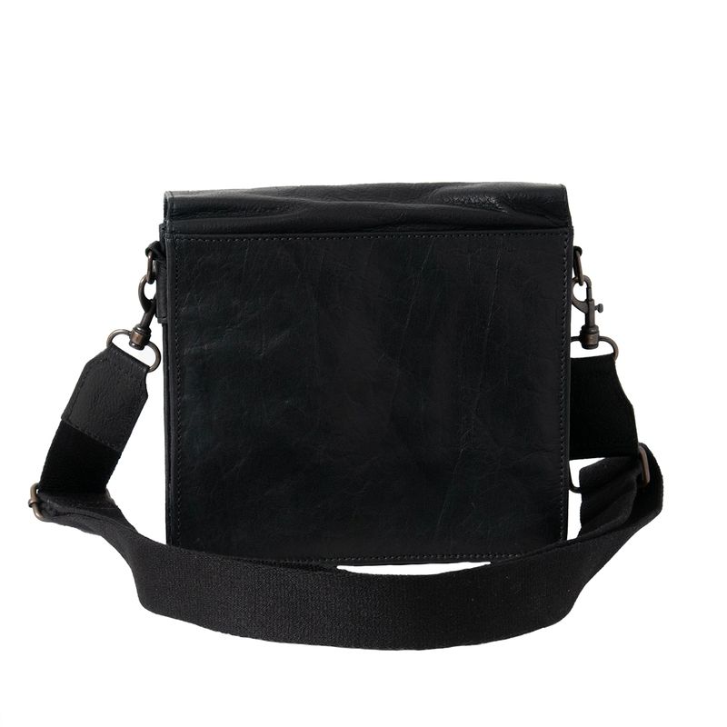 LUCY skinnclutch med låsspenne - svart