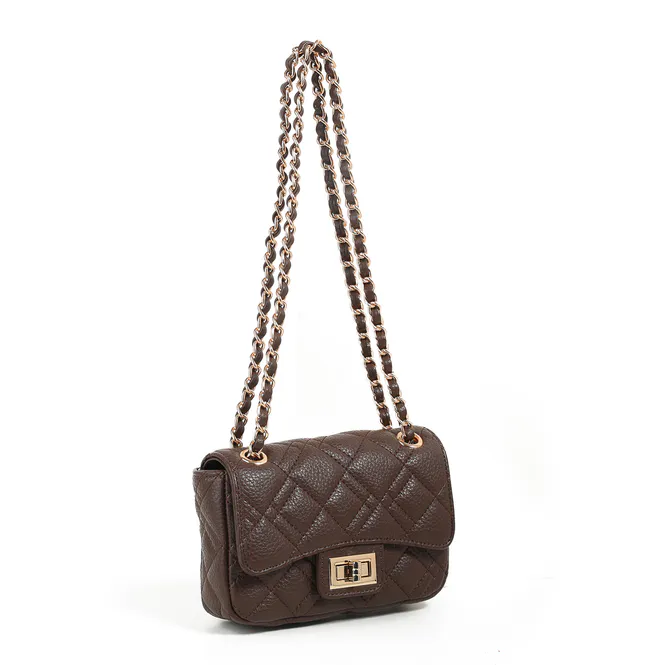 Hovedbilde Evita liten clutch brun