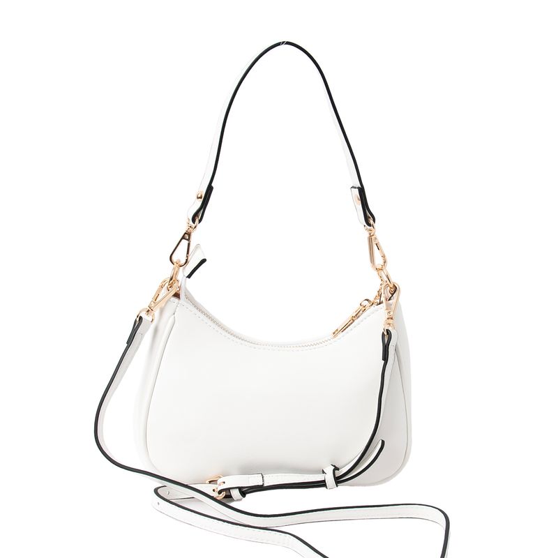FIE Clutch med charmslenke - hvit