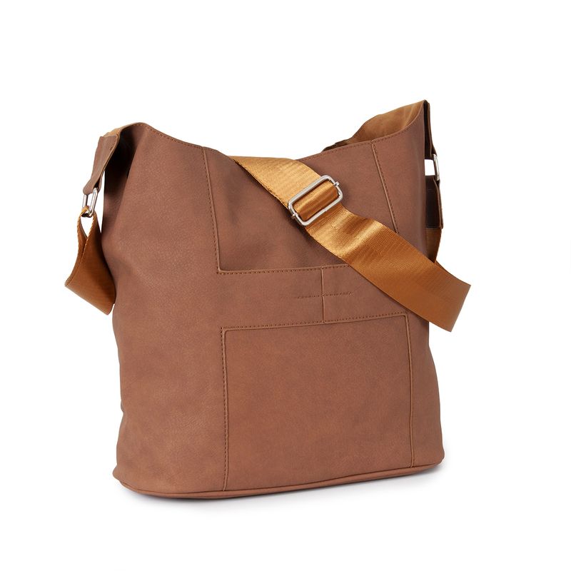 Anna stor crossbag - cognac