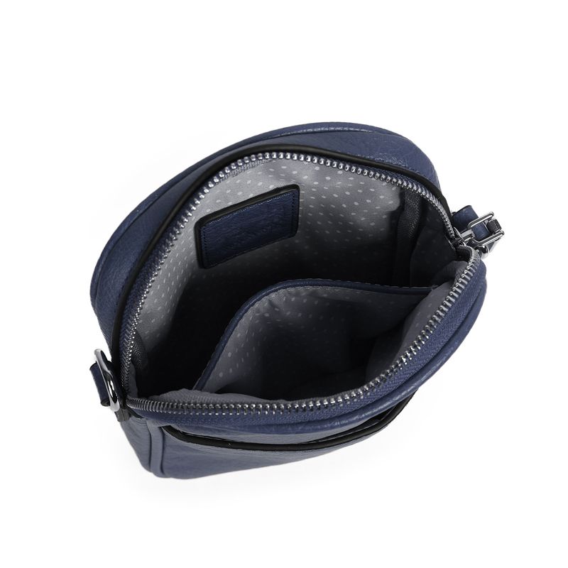 Honey mobilveske marine - liten crossbody i imitert skinn