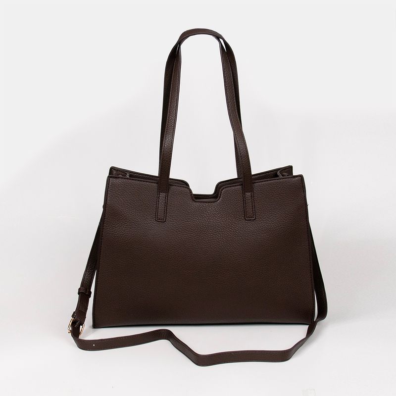 INE shopper - brun - romslig veske i tidløst design