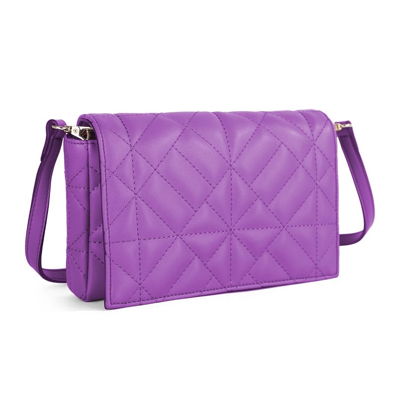 NANNA våffelclutch - lila