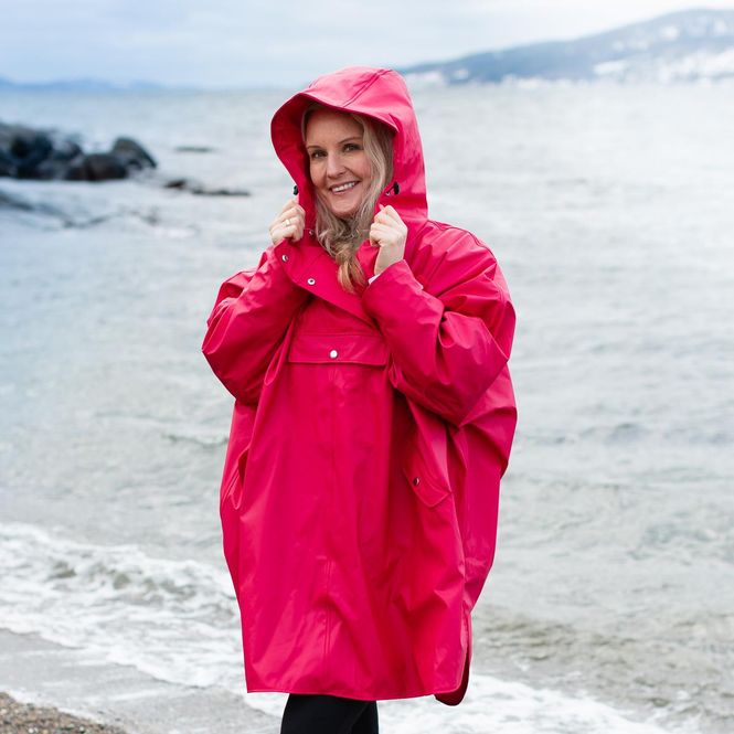 Hovedbilde Regnponcho - rosa