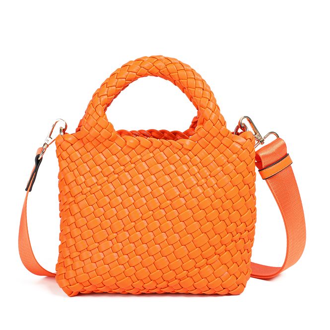 Hovedbilde EDDA flettet miniveske - orange