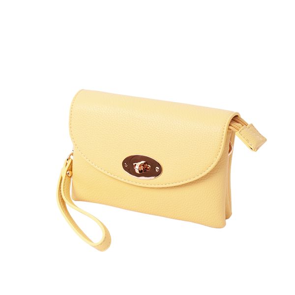 Hovedbilde DANIELLA mini clutch - lys gul