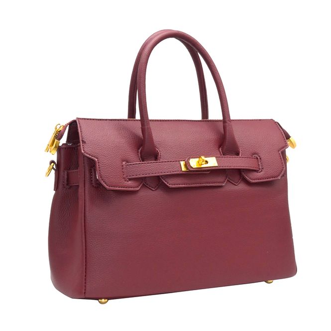 Hovedbilde Havanna liten shopper - burgunder veske i imitert ...