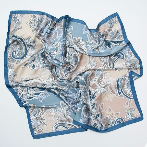 Hovedbilde Lite skjerf med paisley - blå