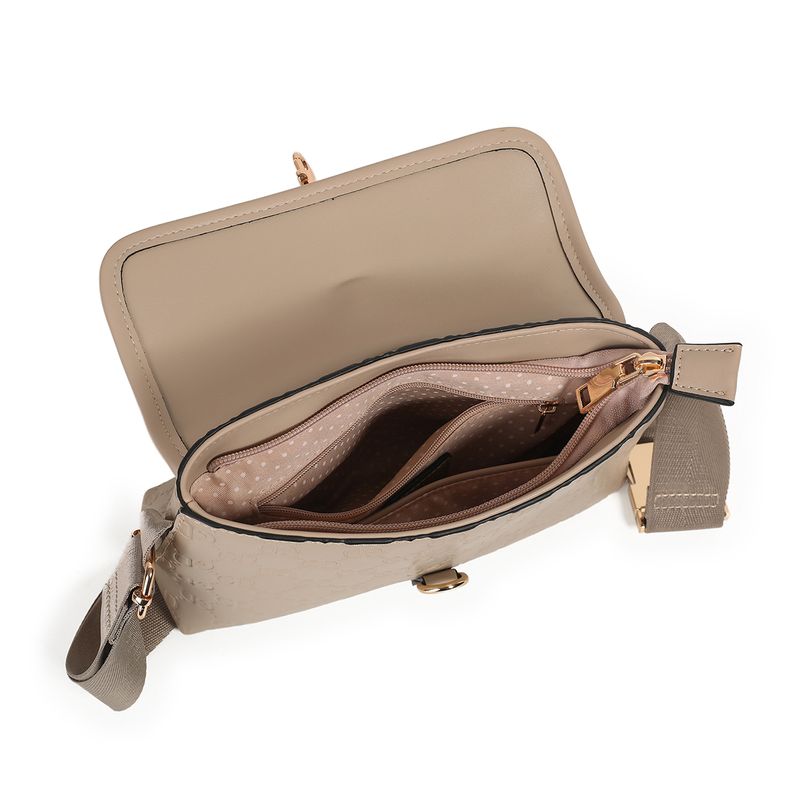 Väska Iris beige i imitationsläder