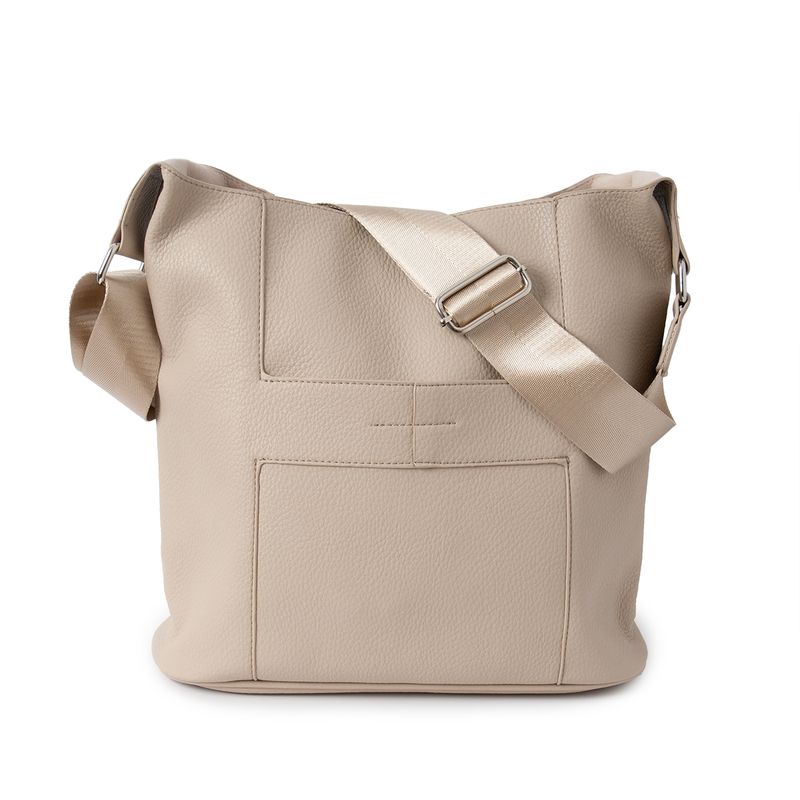 Anna stor crossbag - beige