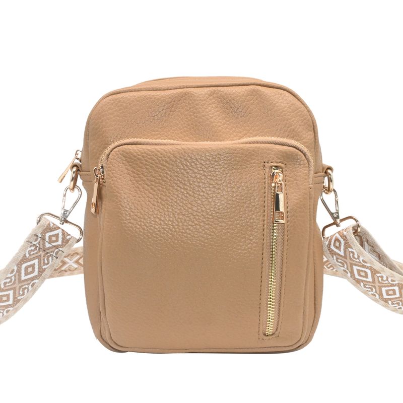 DINA stor citybag - cognac