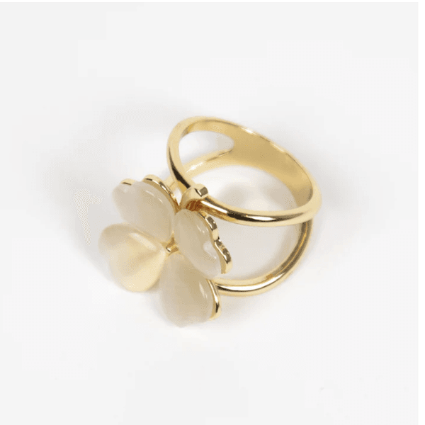 Huvudbild Halsduksring med Blomdesign – Elegant ...